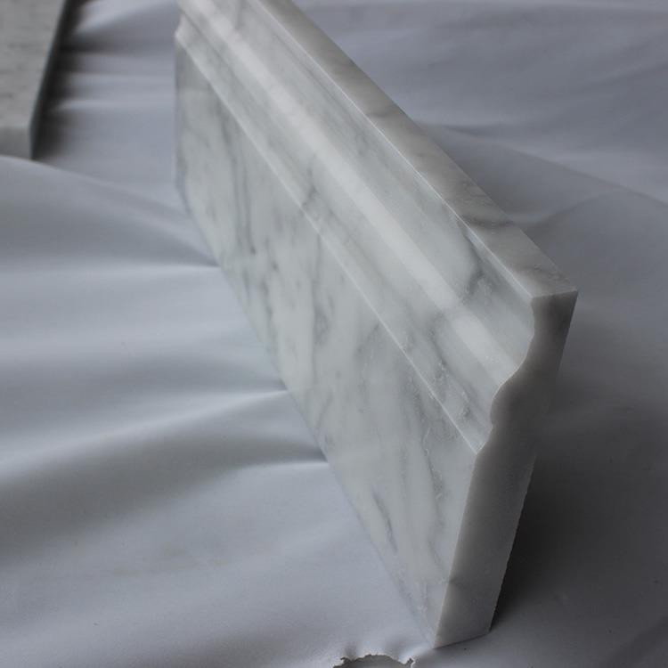Carrara White Marble Molding Trim (2)