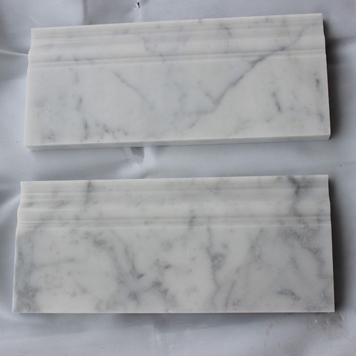 Carrara White Marble Molding Trim (6) Carrara White Marble Molding Trim (6)