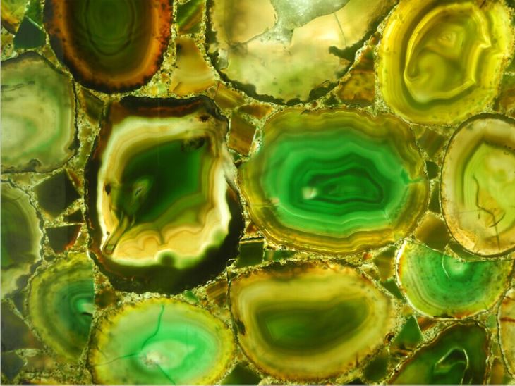 Natural Green Agate Stone Slab Natural Green Agate Stone Slab