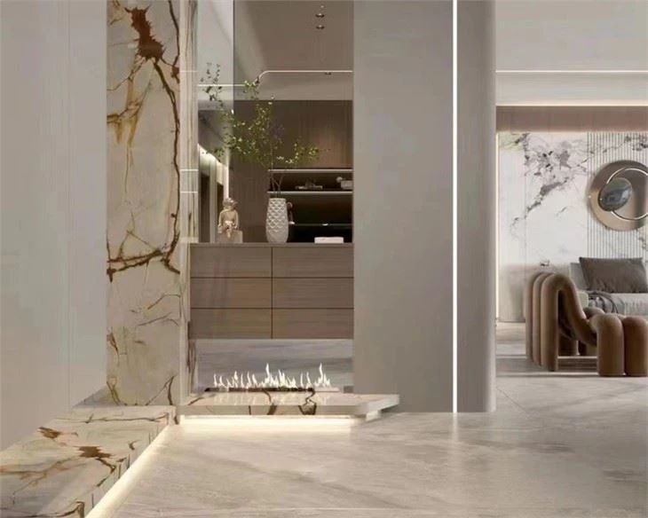 Natural Roman Impression Quartzite Slab Natural Roman Impression Quartzite Slab