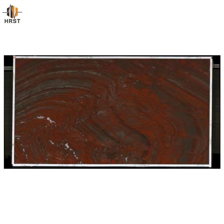 Iron red Stone Bathtub Surround