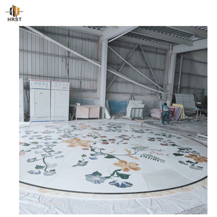 Waterjet Floor Medallions