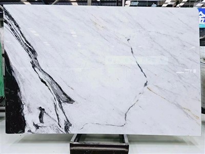 Polirane ploče od bijelog mramora Panda